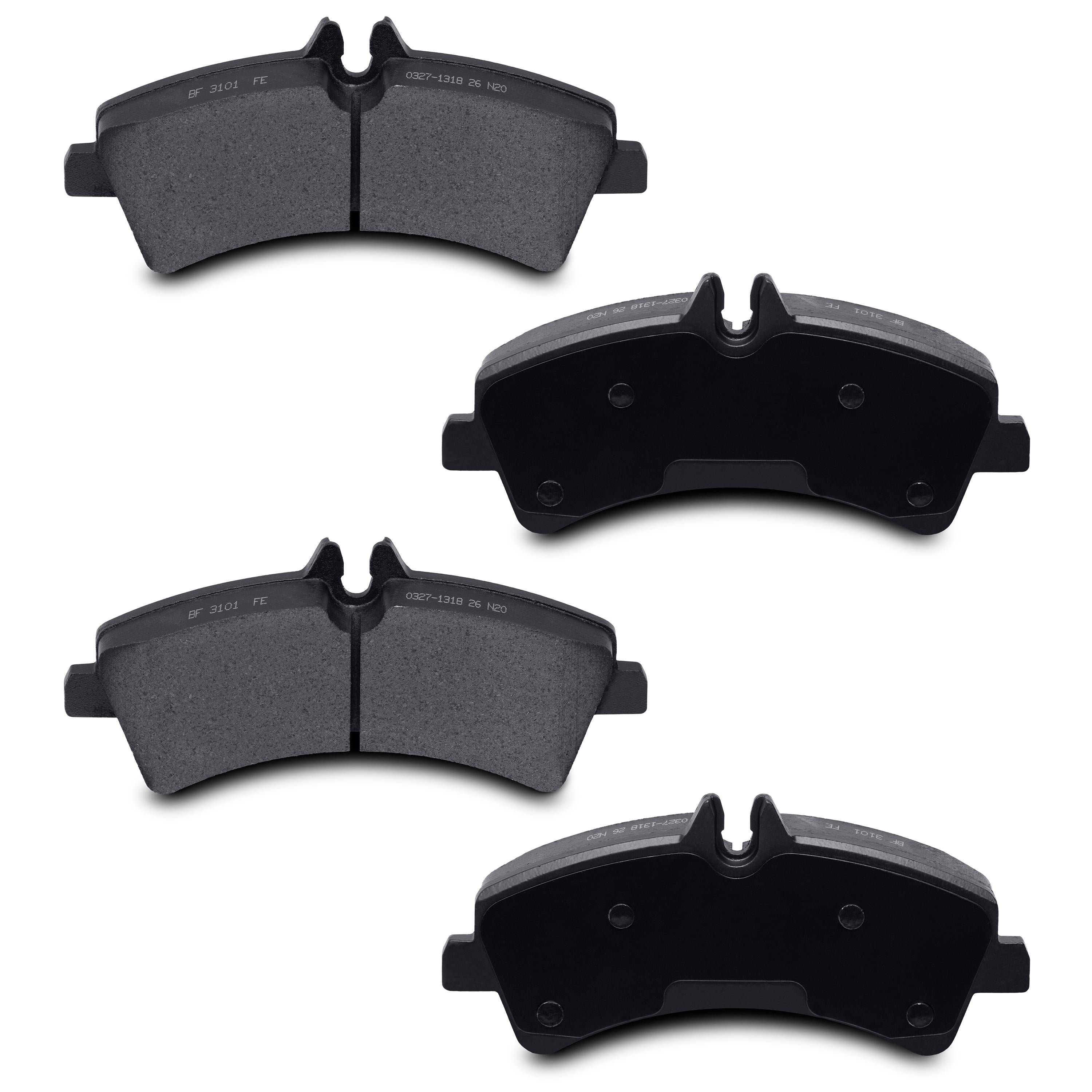 Semi-metallic Disc Brake Pad Set MKD1318