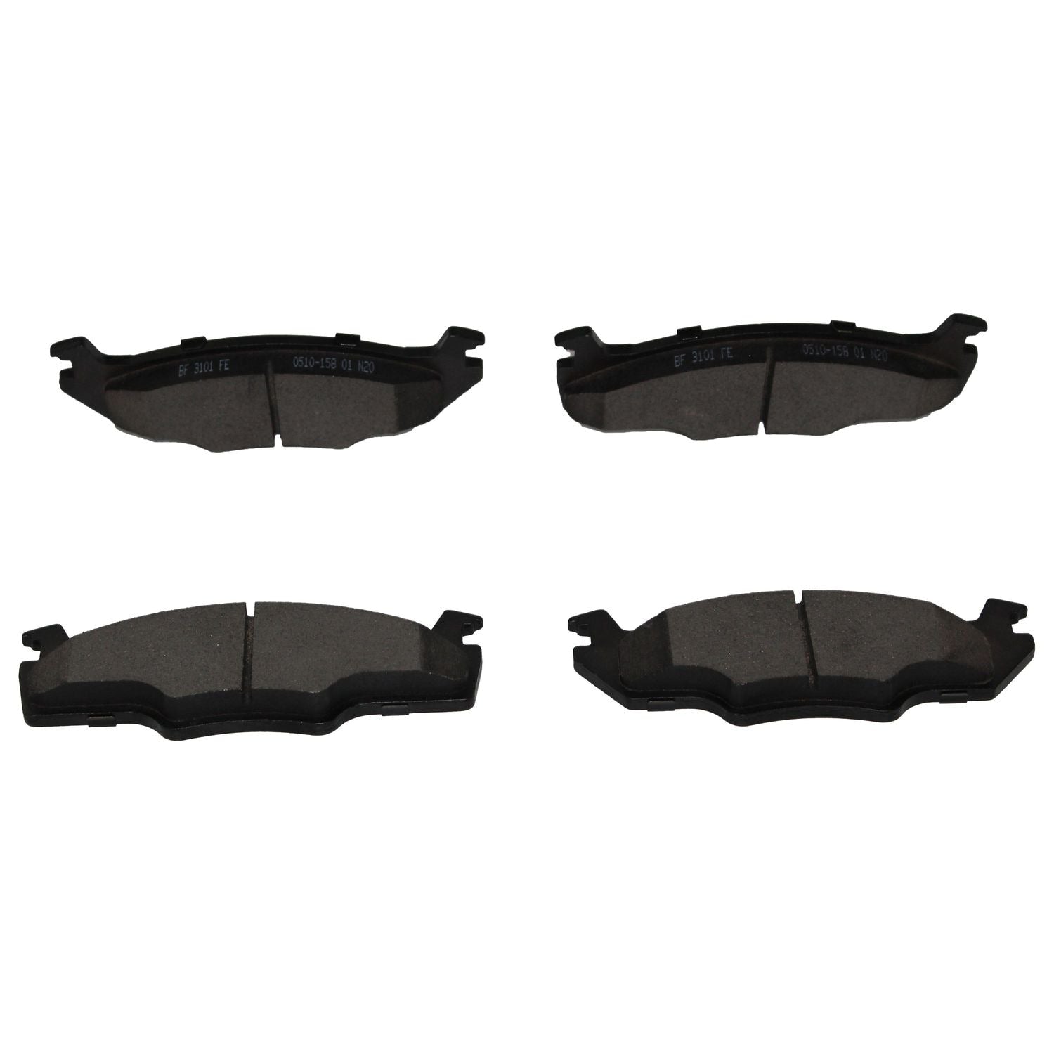 Semi-metallic Disc Brake Pad Set MKD158