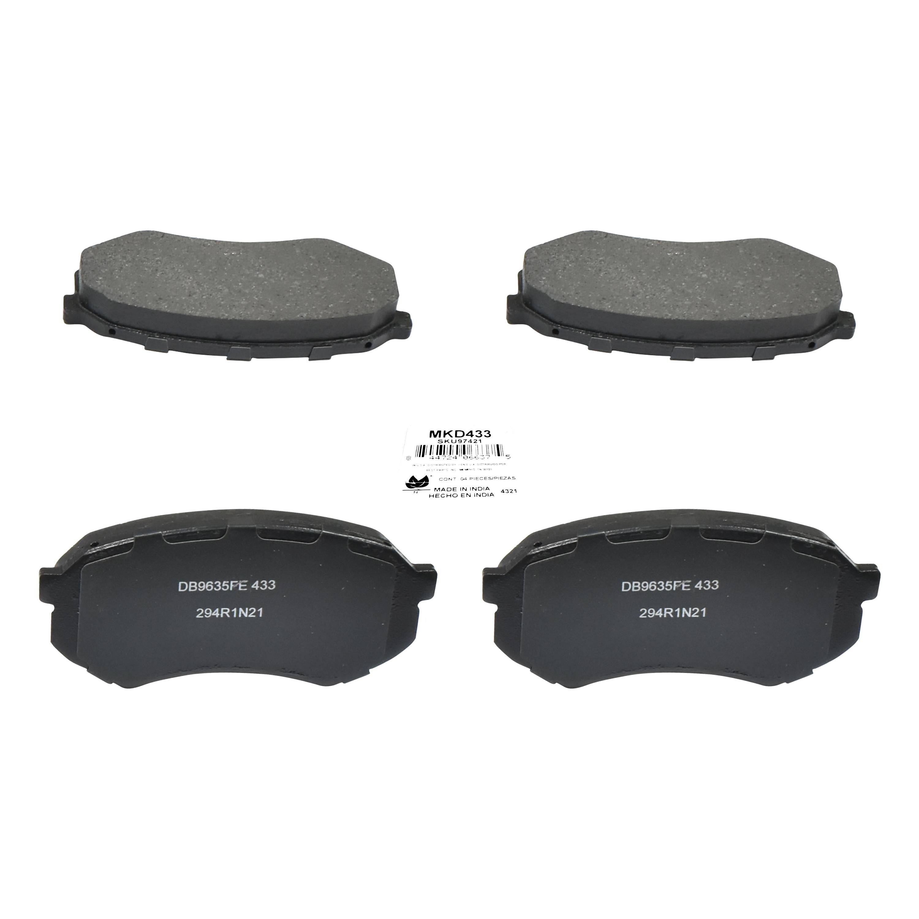 Ceramic Disc Brake Pad Set MKD433