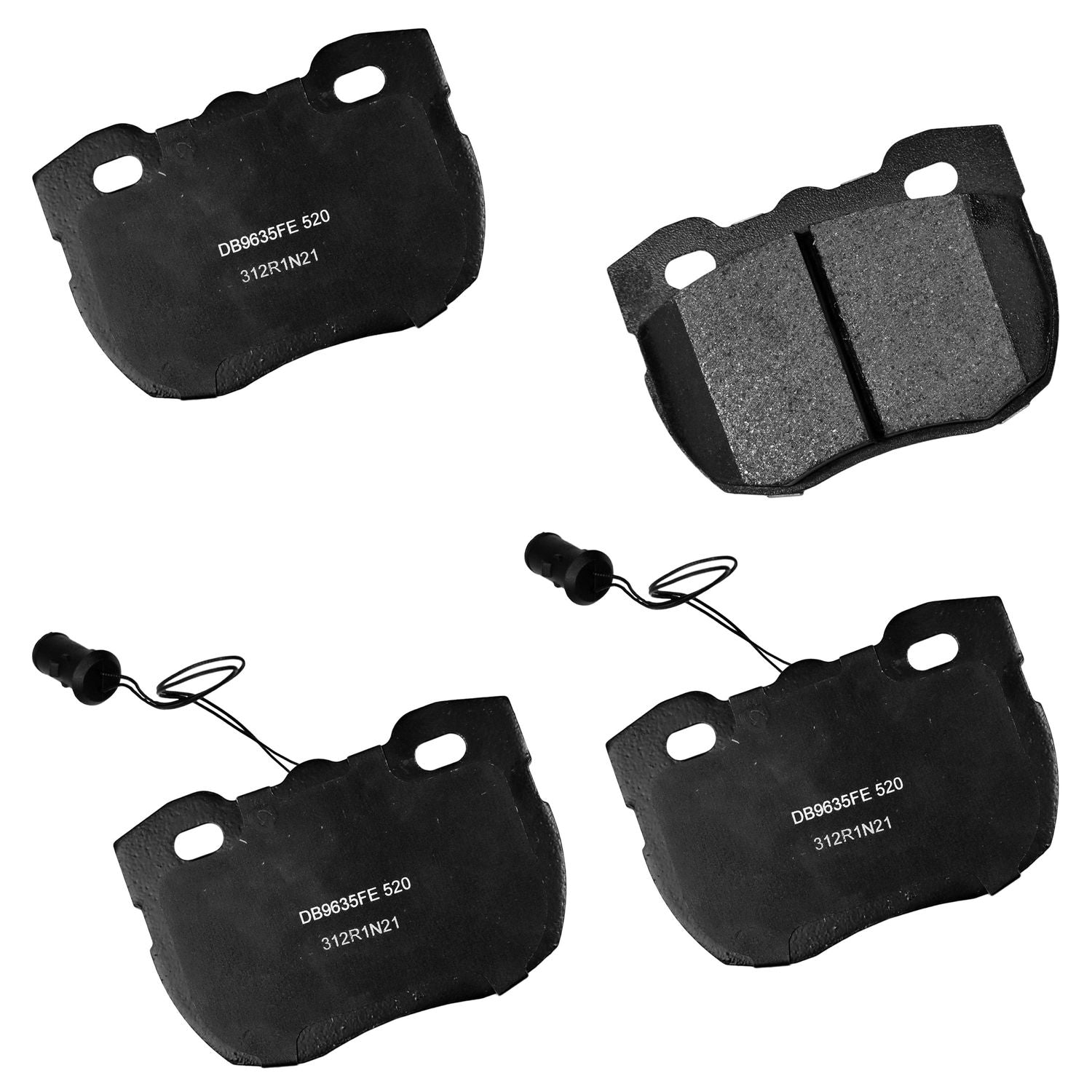 Semi-metallic Disc Brake Pad Set MKD520