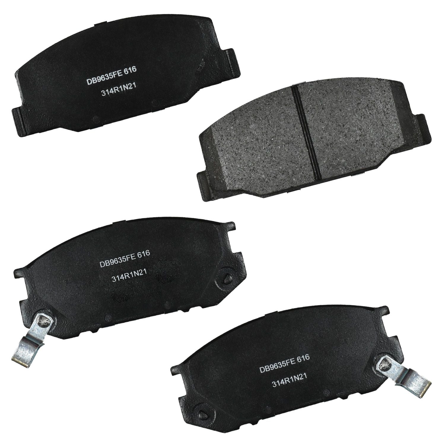Semi-metallic Disc Brake Pad Set MKD616