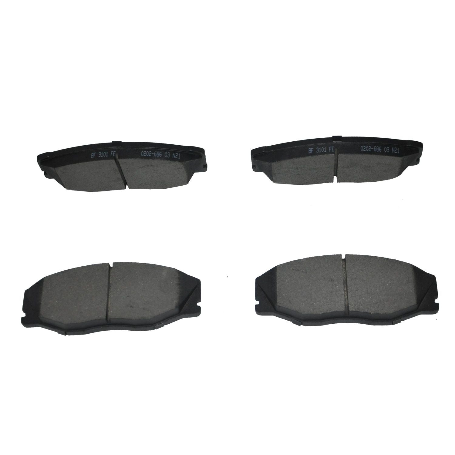 Semi-Metallic Brake Pads MKD686