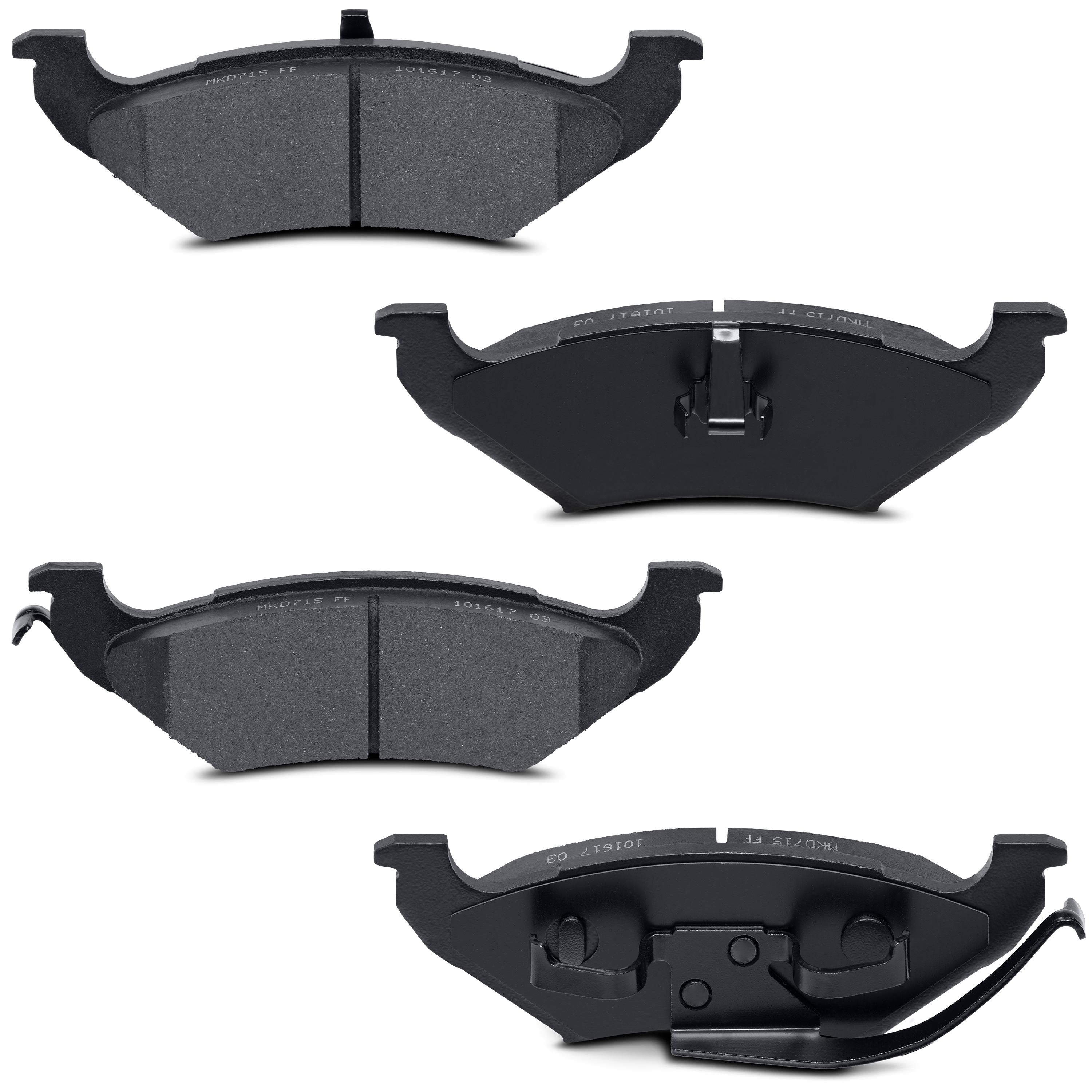 Semi-metallic Disc Brake Pad Set MKD715