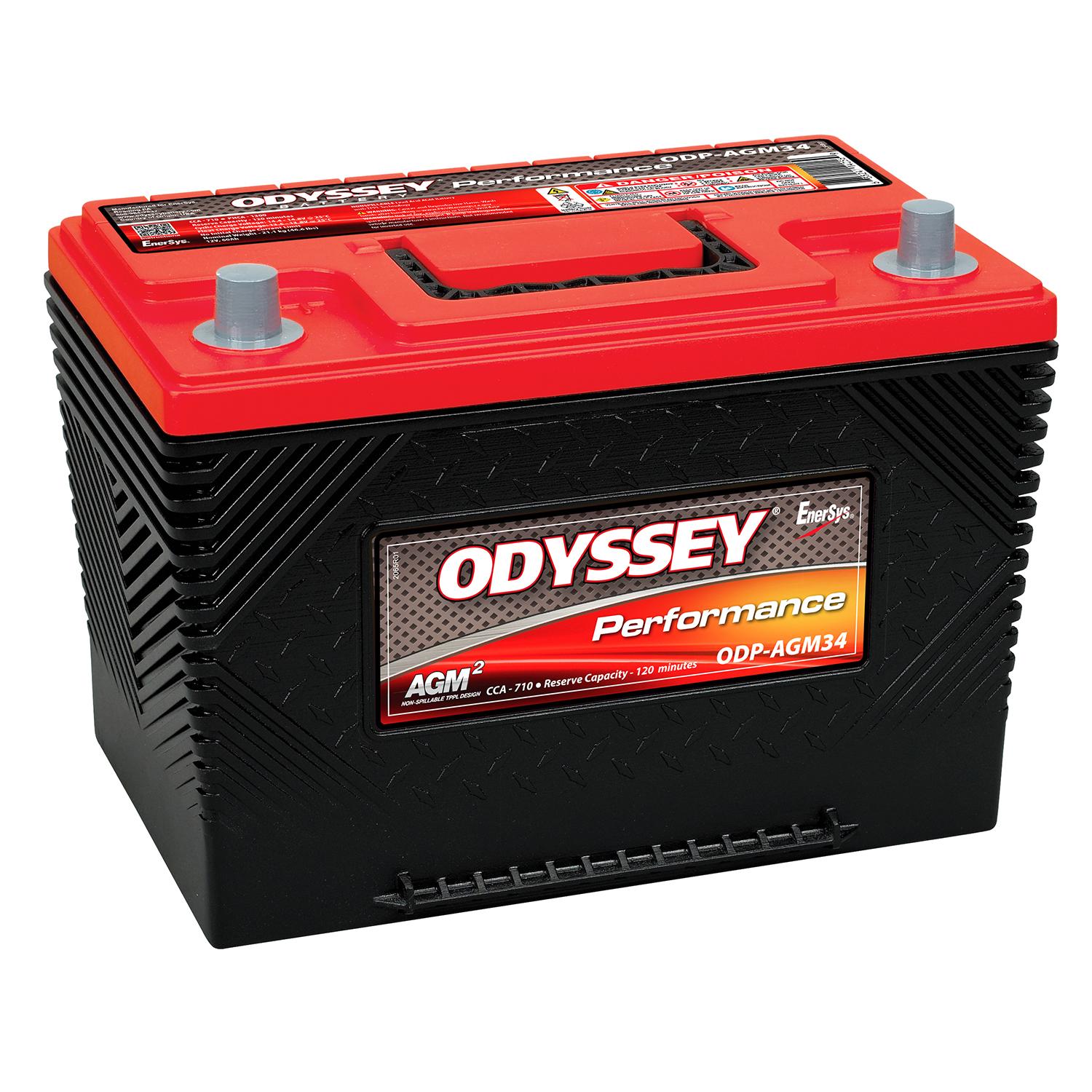 Odyssey Performance Group Size 34 Absorbed Glass Mat (AGM) Battery ODP-AGM34