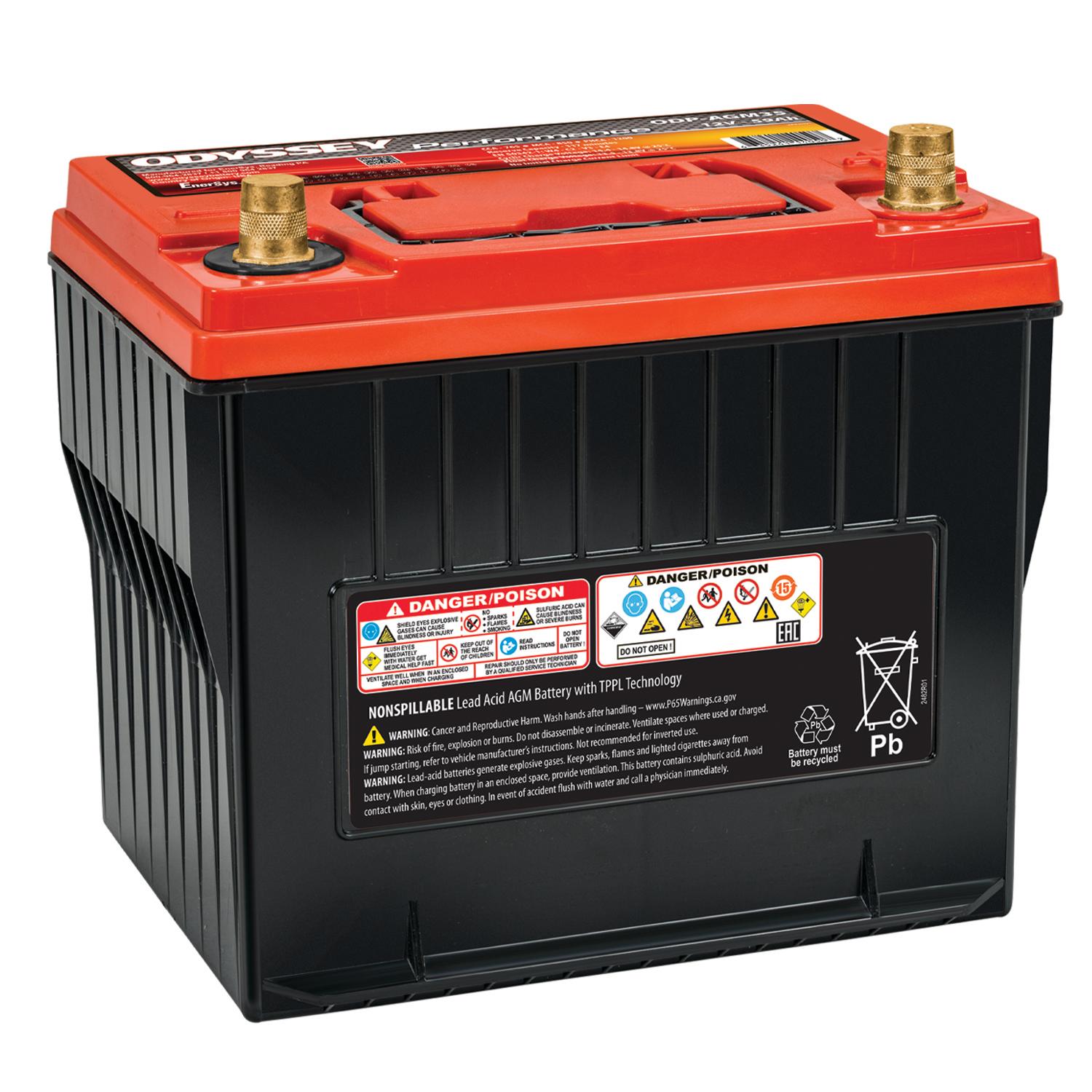 Odyssey Performance Group Size 35 Absorbed Glass Mat (AGM) Battery ODP-AGM35