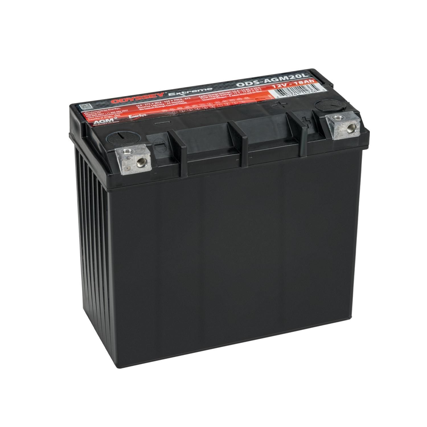 Odyssey Extreme Group Size U1R Powersport Absorbed Glass Mat (AGM) Battery ODS-AGM20L