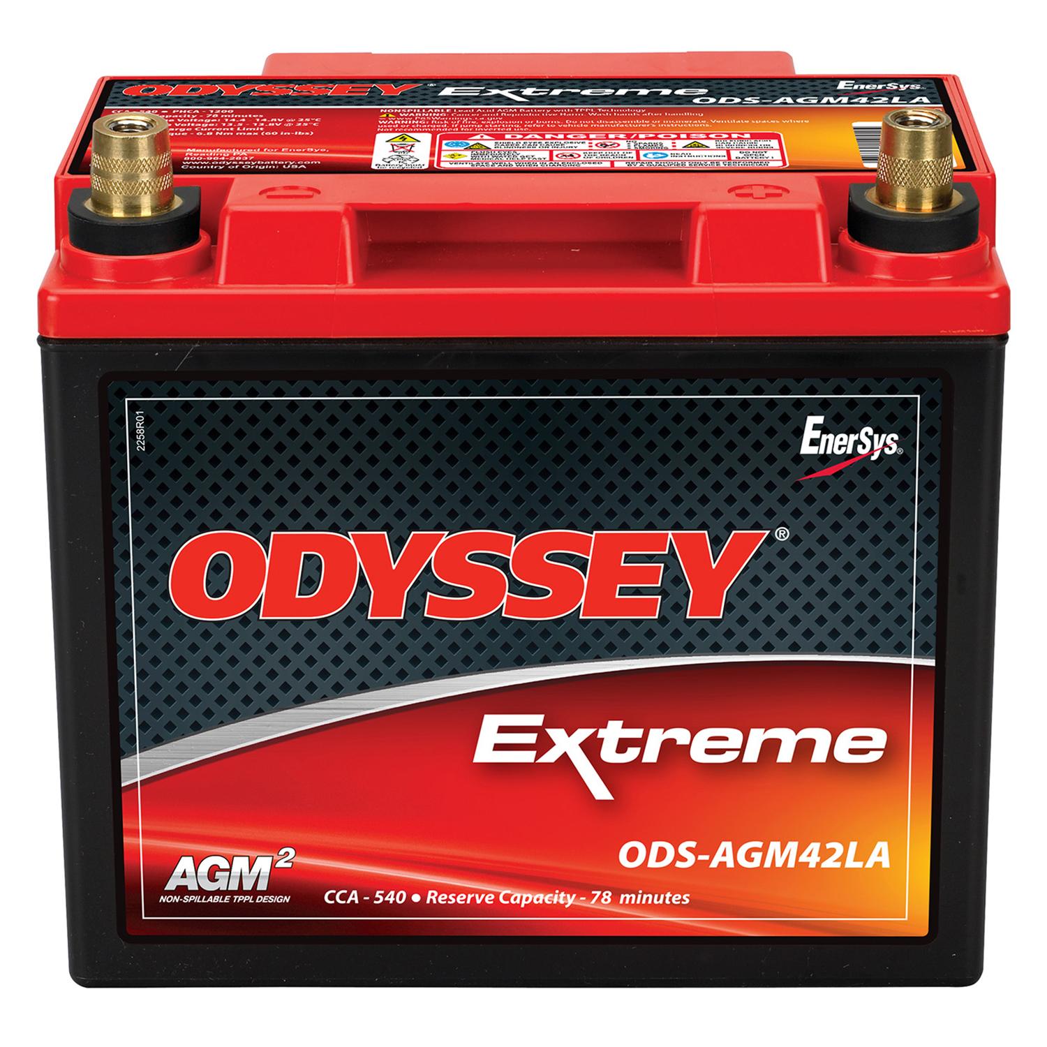 Odyssey Extreme Group Size 26 Powersport Absorbed Glass Mat (AGM) Battery ODS-AGM42LA