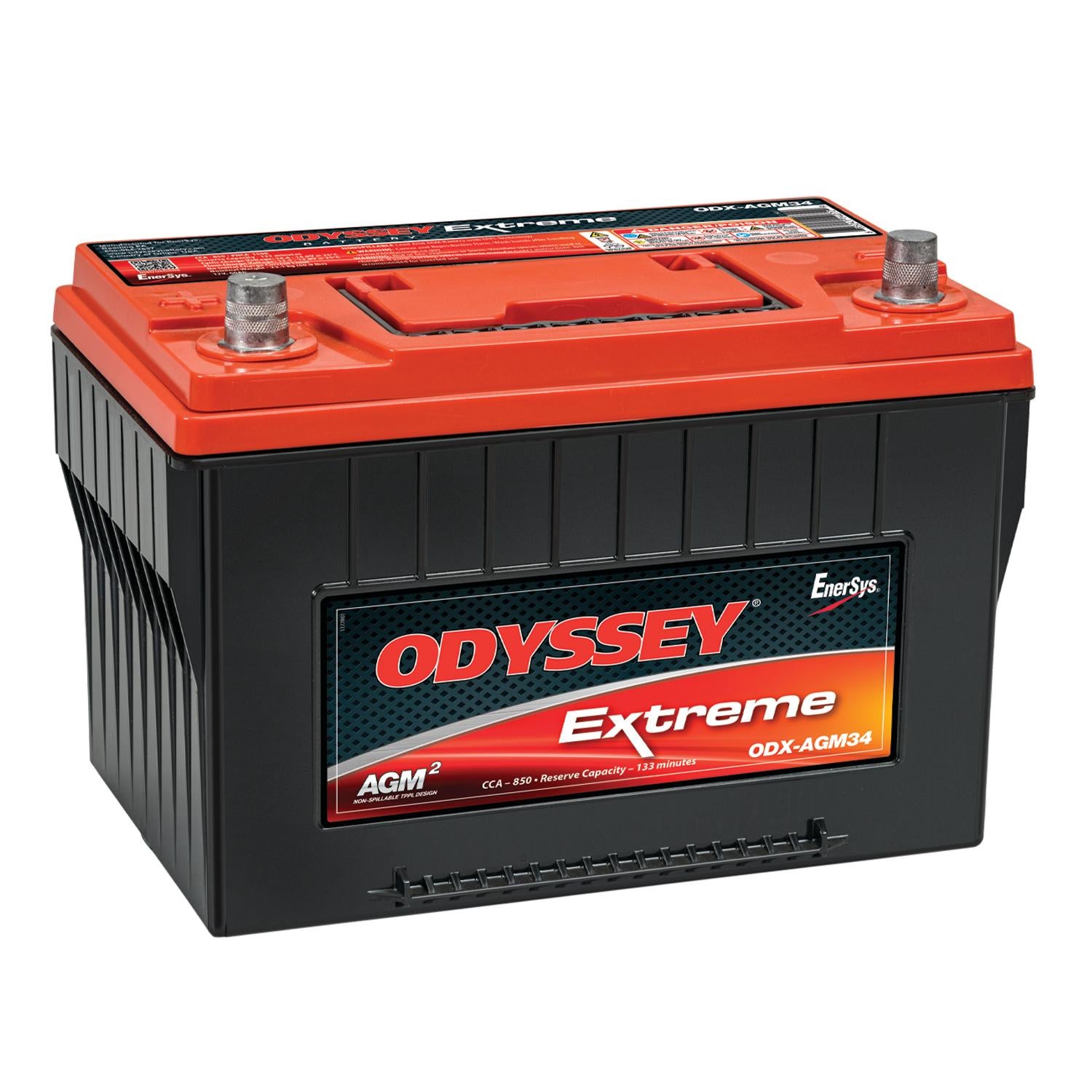 Odyssey Extreme Group Size 34 Absorbed Glass Mat (AGM) Battery ODX-AGM34