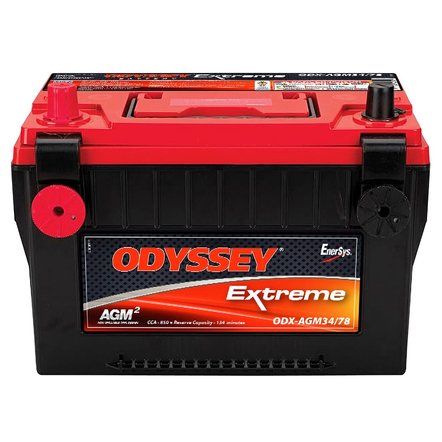 Odyssey Extreme Group Size 34 Absorbed Glass Mat (AGM) Battery ODX-AGM3478