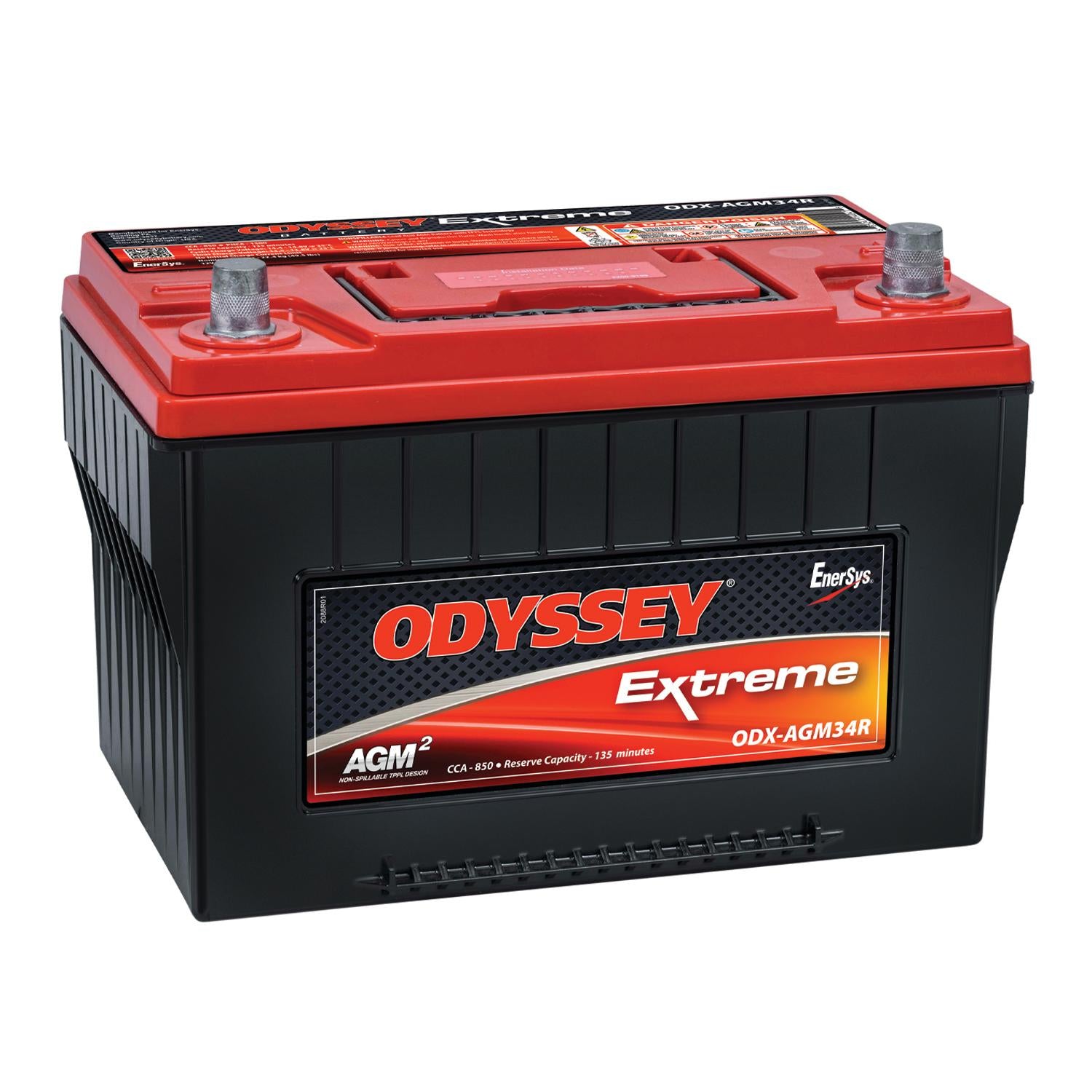 Odyssey Extreme Group Size 34 Absorbed Glass Mat (AGM) Battery ODX-AGM34R