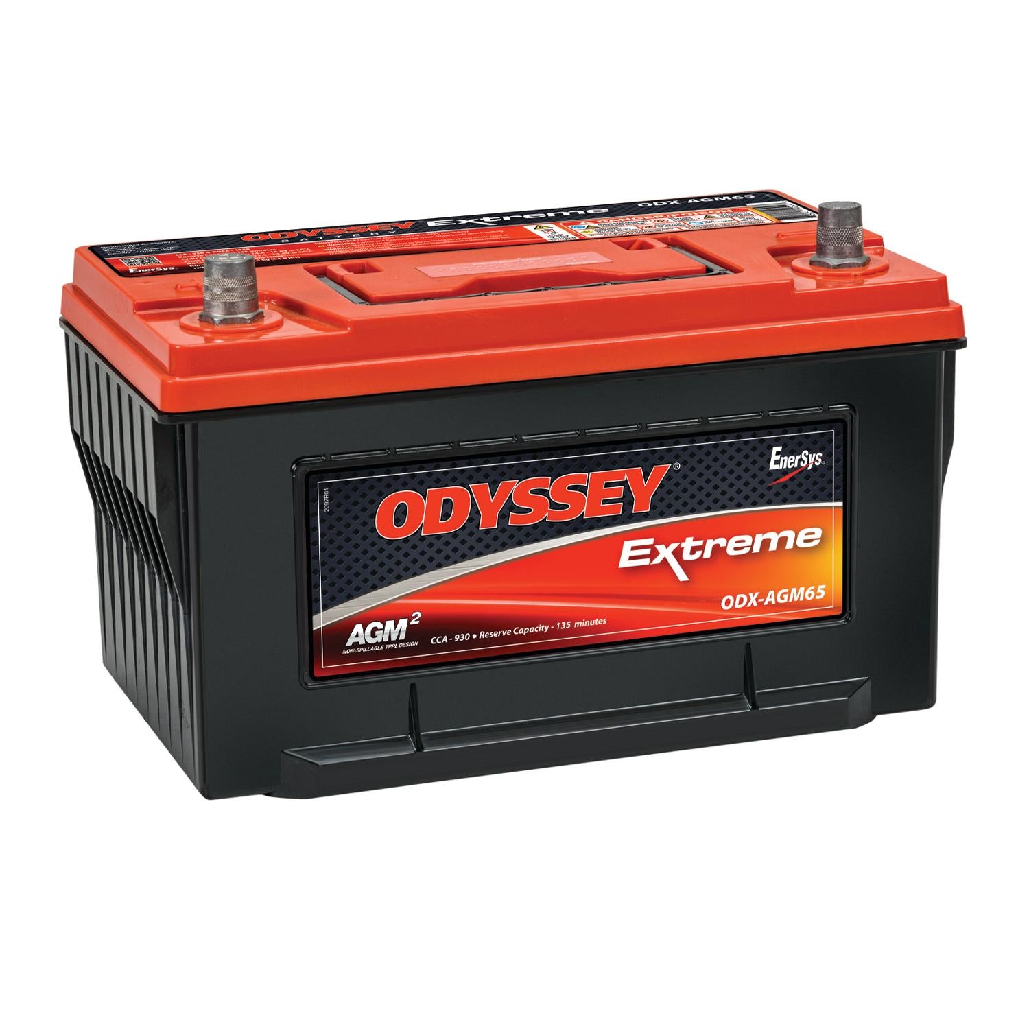 Odyssey Extreme Group Size 65 Absorbed Glass Mat (AGM) Battery ODX-AGM65