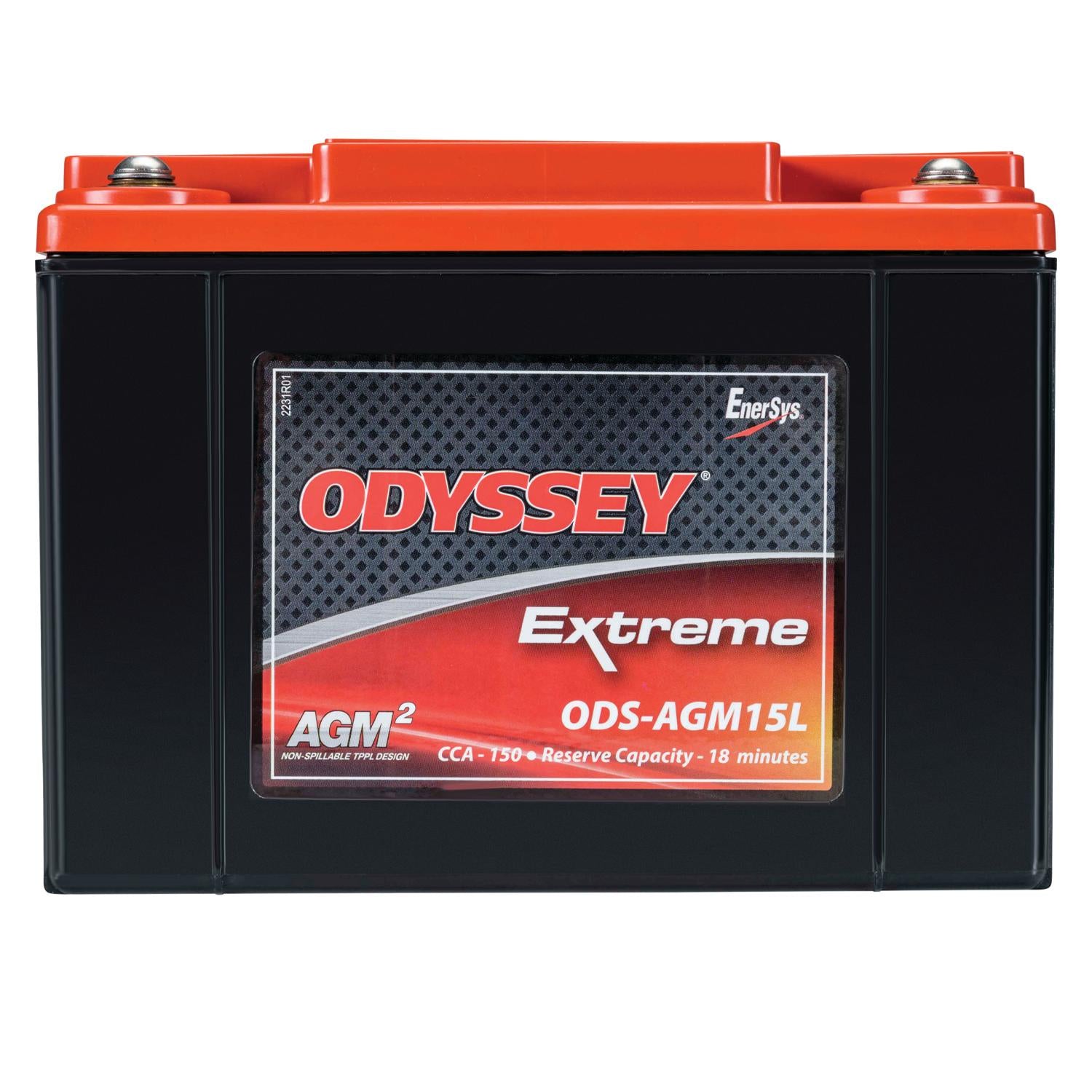 Odyssey Extreme Group Size 1 Powersport Absorbed Glass Mat (AGM) Battery PC545
