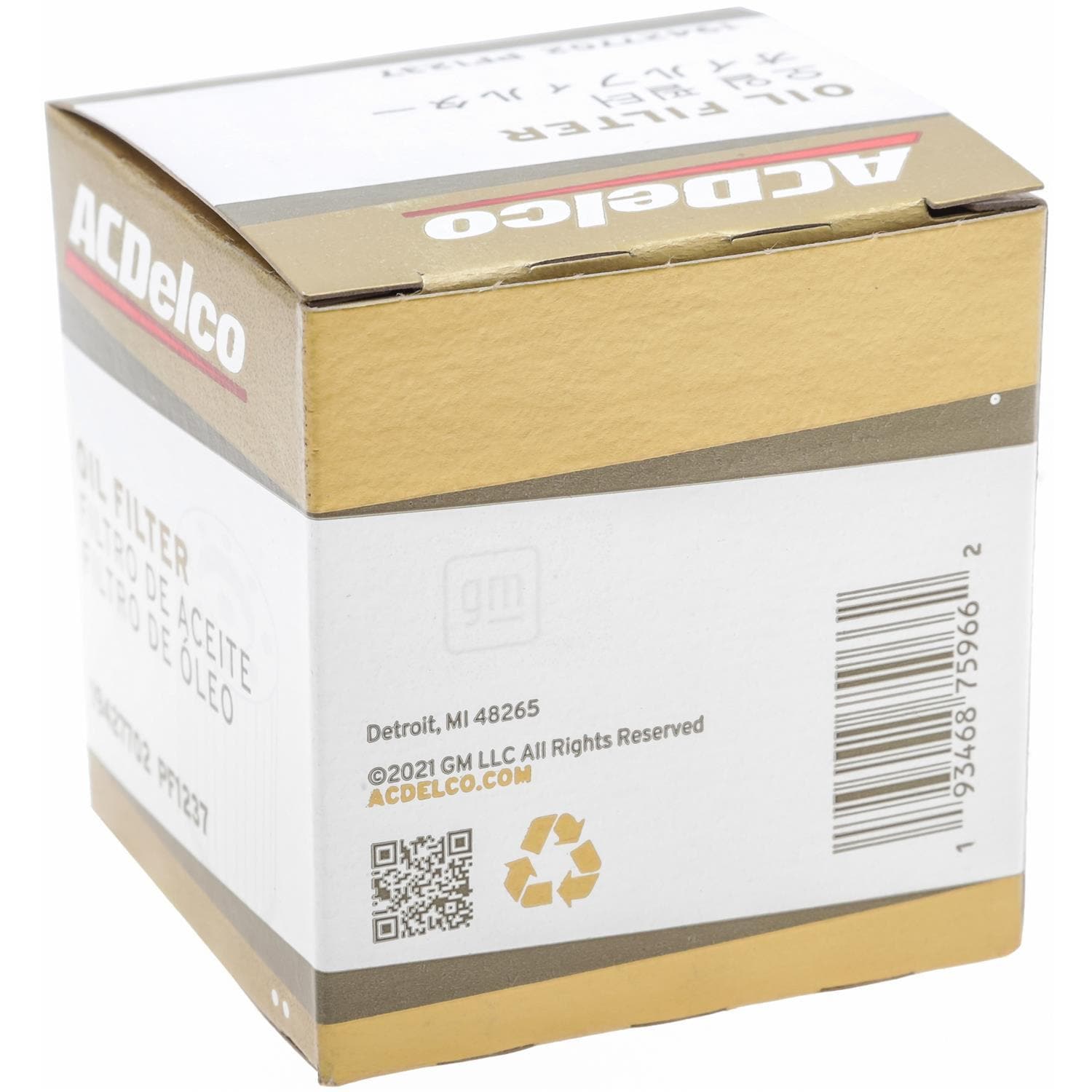 Gold OEM Engine Oil Filter PF1237
