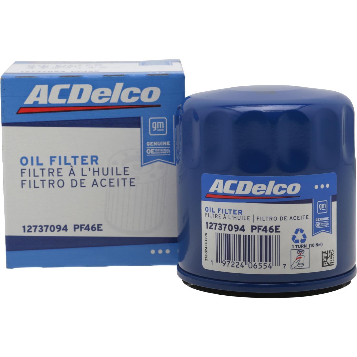 GM Original Equipment Spin On Engine Oil Filter PF46E