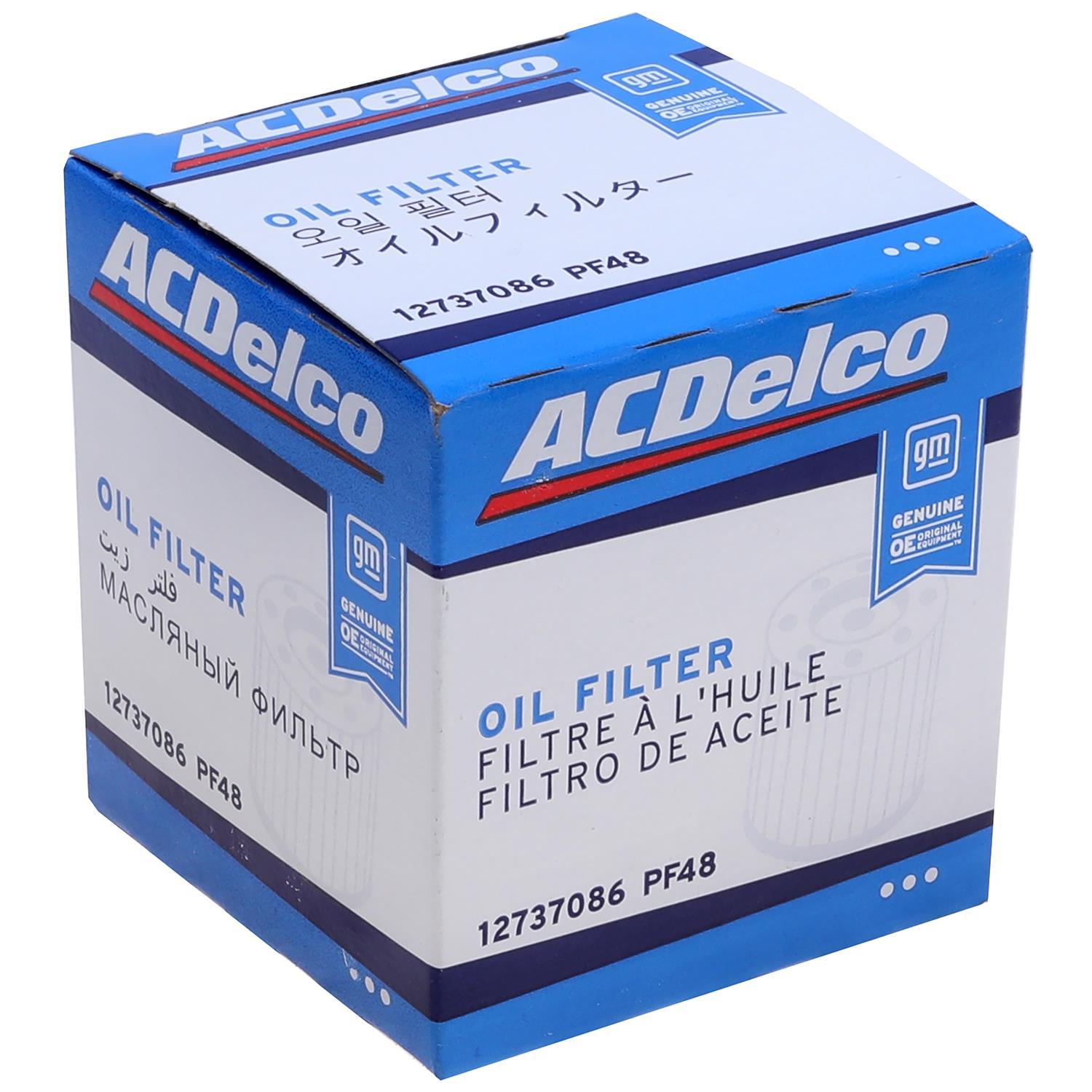GM Original Equipment Replacement Oil Filter PF48