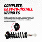Rancho RS5000X Loaded Suspension Strut and Coil Spring Assembly RS551836L
