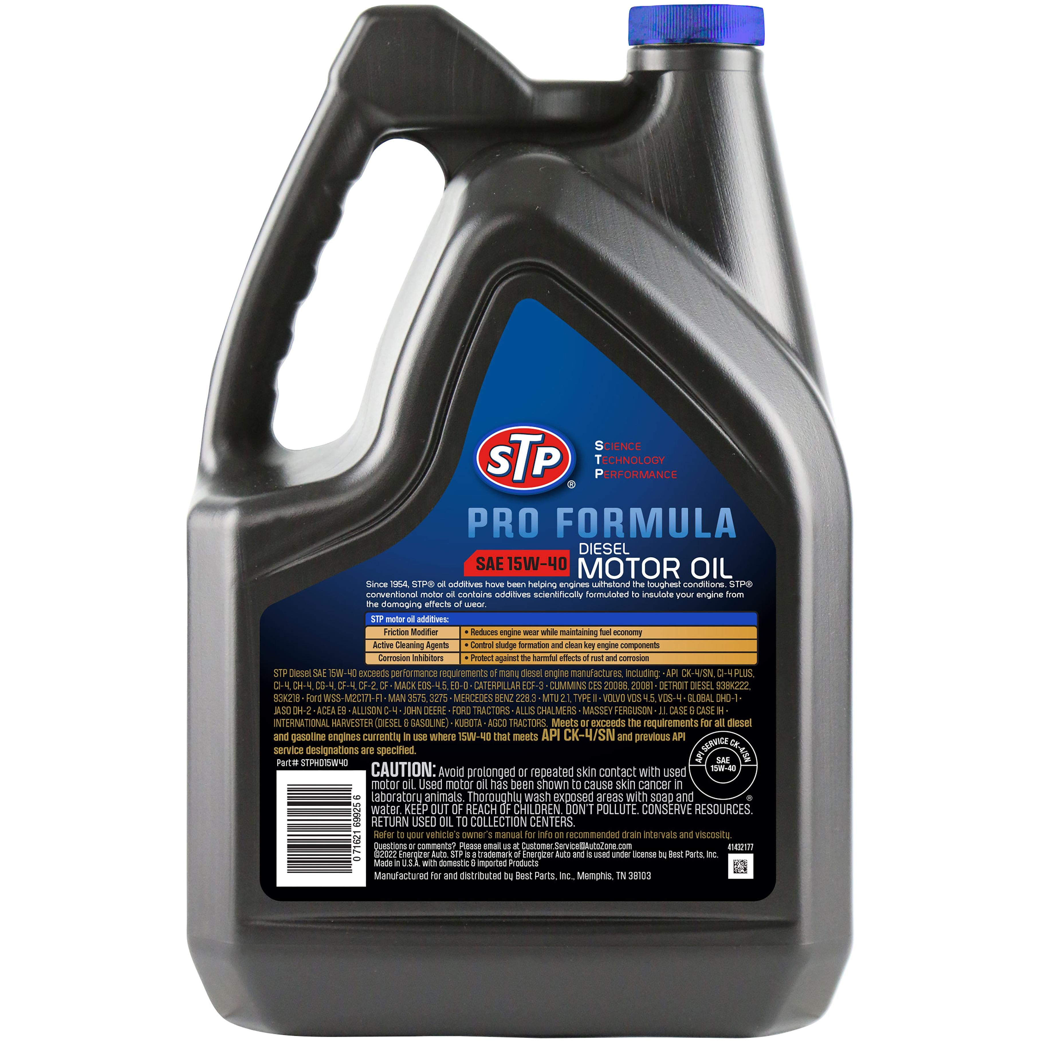STP Pro Formula Diesel Conventional Engine Oil 15W-40 1 Gallon