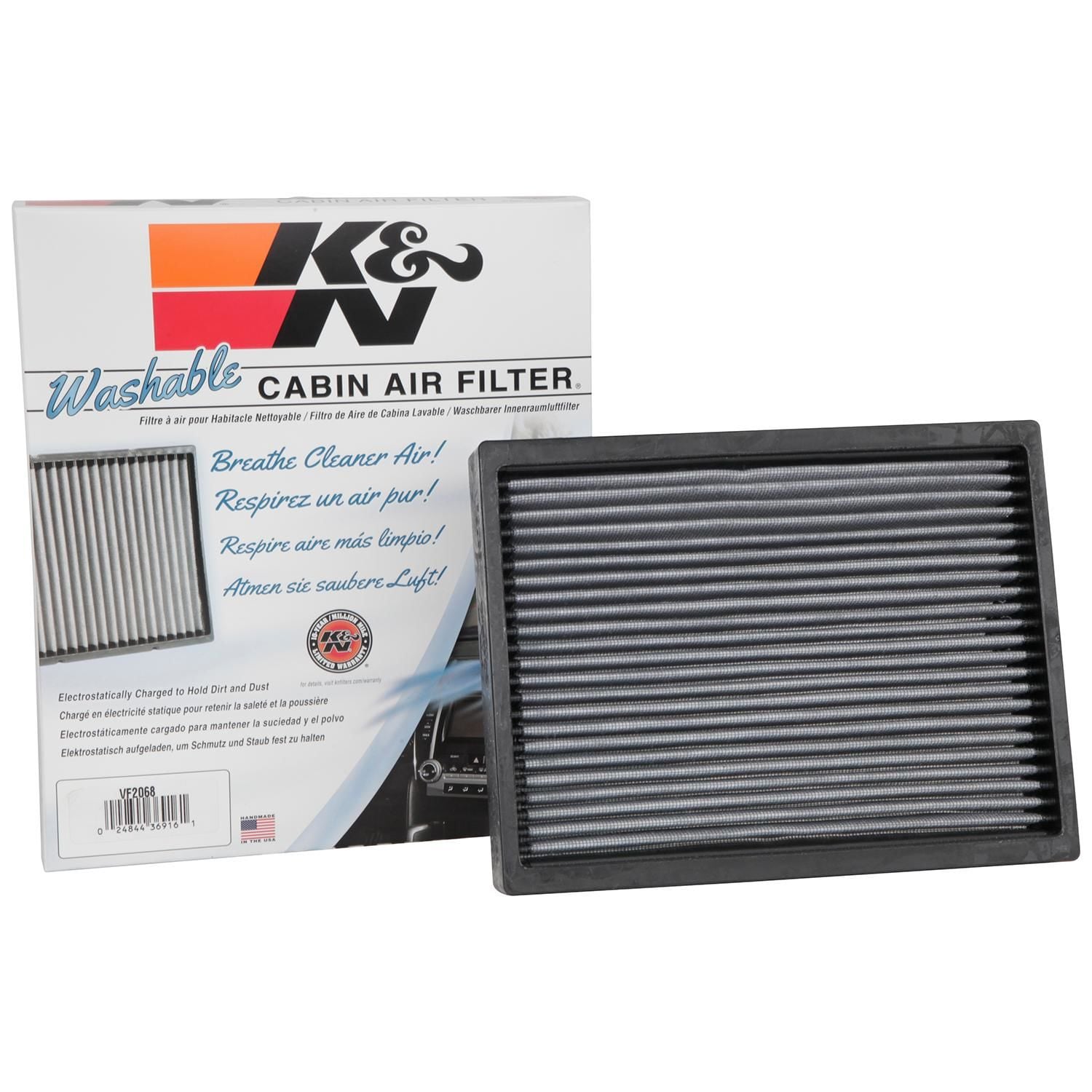K&N High Performance Cabin Air Filter VF2068
