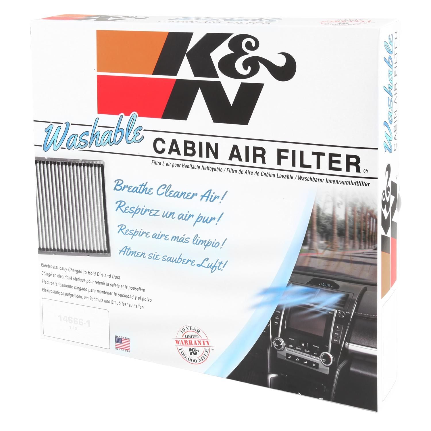 K&N High Performance Cabin Air Filter VF3009