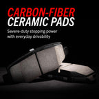 Powerstop Z23 Evolution Sport Carbon Fiber Ceramic Performance Brake Pads Z23-1037