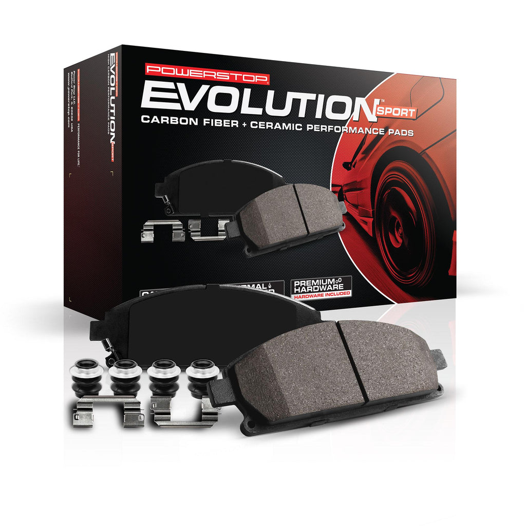 Powerstop Z23 Evolution Sport Carbon Fiber Ceramic Performance Brake Pads Z23-866