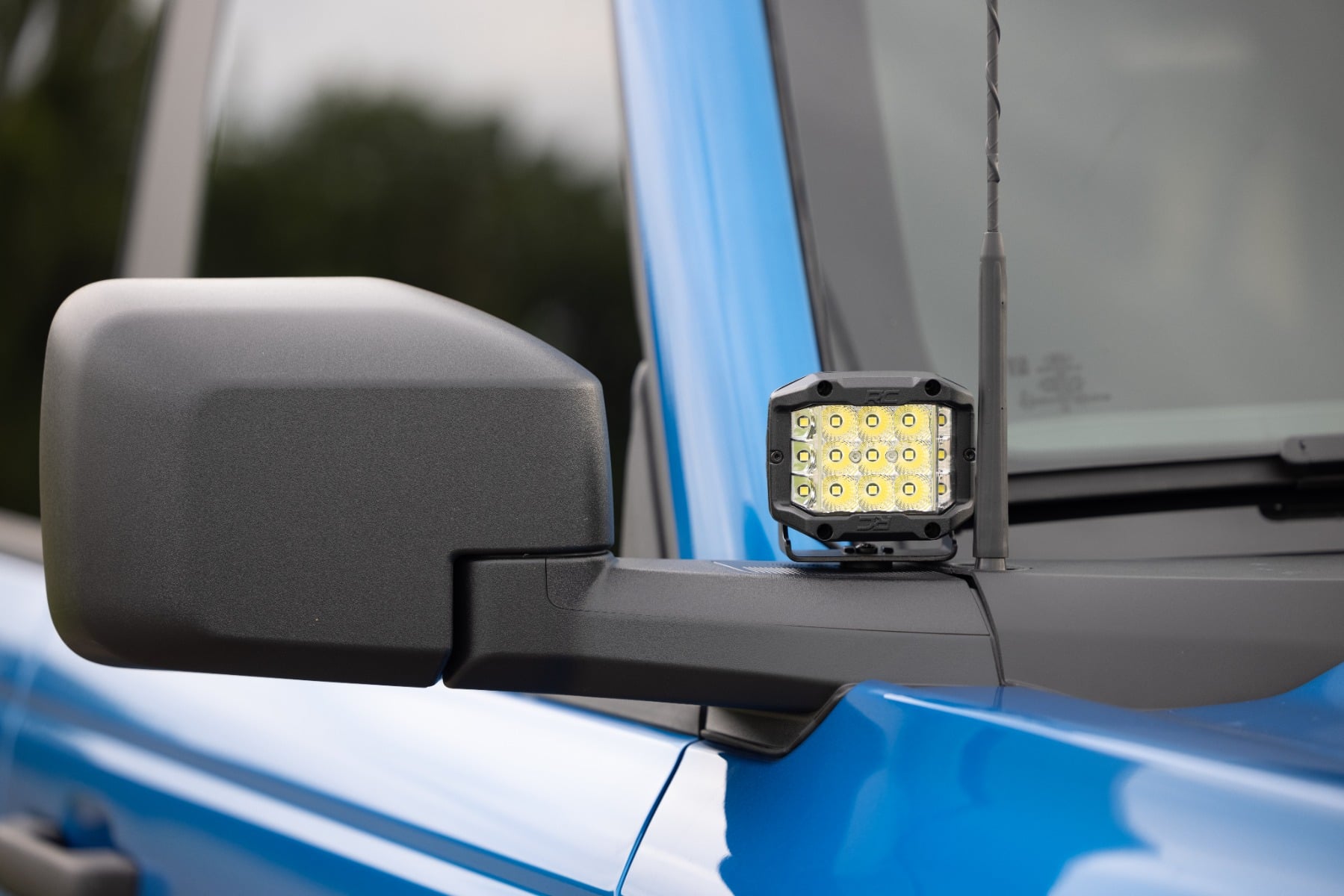 LED Light Kit | Ditch Mount | 2" Black Pair | White DRL | Ford Bronco (21-26)