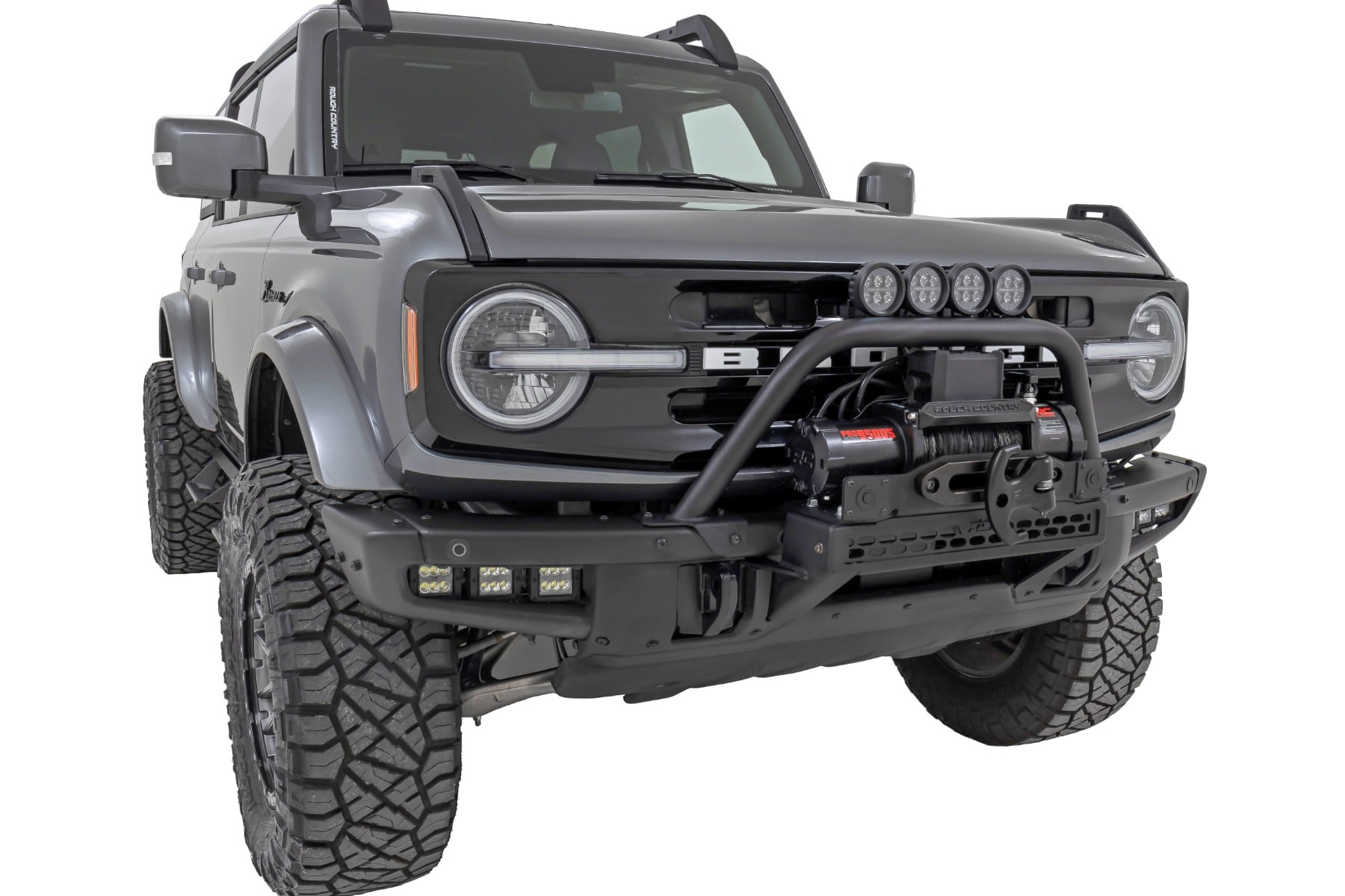 Safari Bar | 12" LED Light Bar | Black | Dual Row | OE Modular Steel | Ford Bronco (21-26)