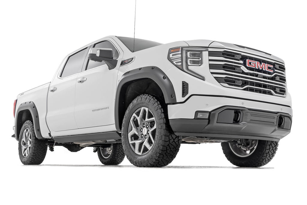 Pocket Fender Flares | G1K Stone Blue | GMC Sierra 1500 2WD/4WD (2019-2026)