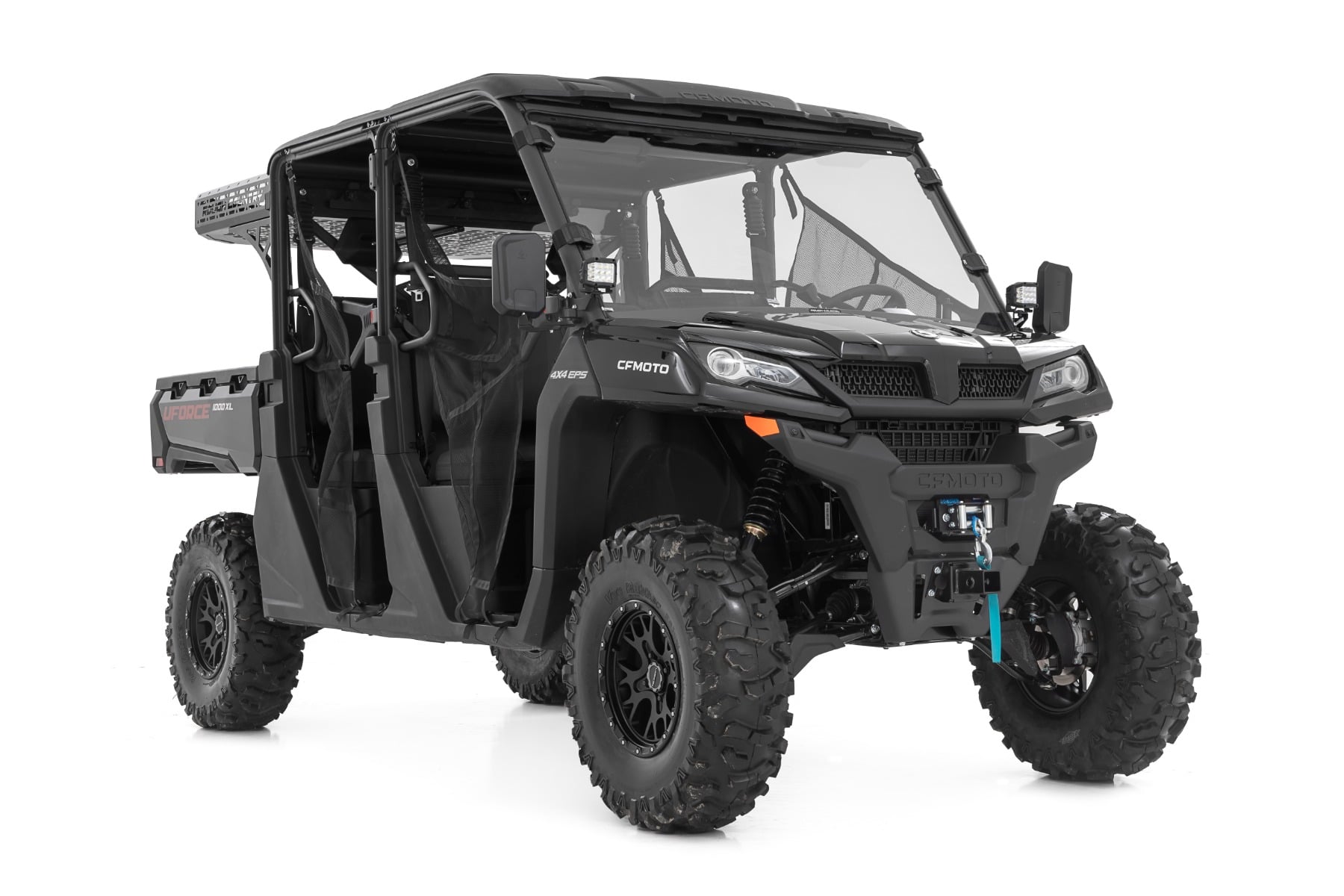 LED Light Kit | Cage Mount | 2" Black Pair | CFMOTO UFORCE 1000
