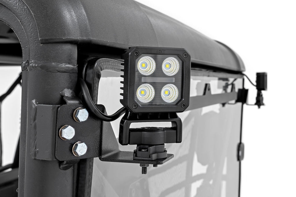 LED Light Kit | Rear Mount | 2" Black Pair | CFMOTO UFORCE 1000