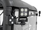 LED Light Kit | Rear Mount | 2" Black Pair | White DRL | CFMOTO UFORCE 1000