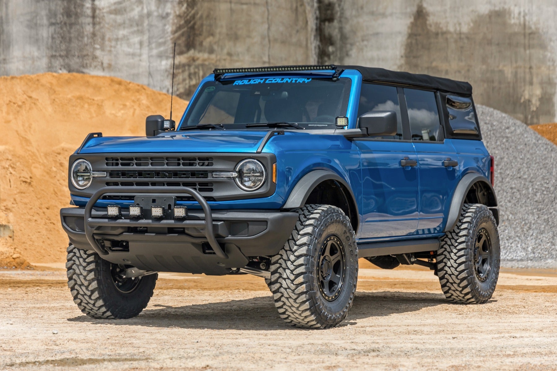 Nudge Bar | 3 Inch Wide Angle Led (x4) | Ford Bronco 4WD (2021-2026)