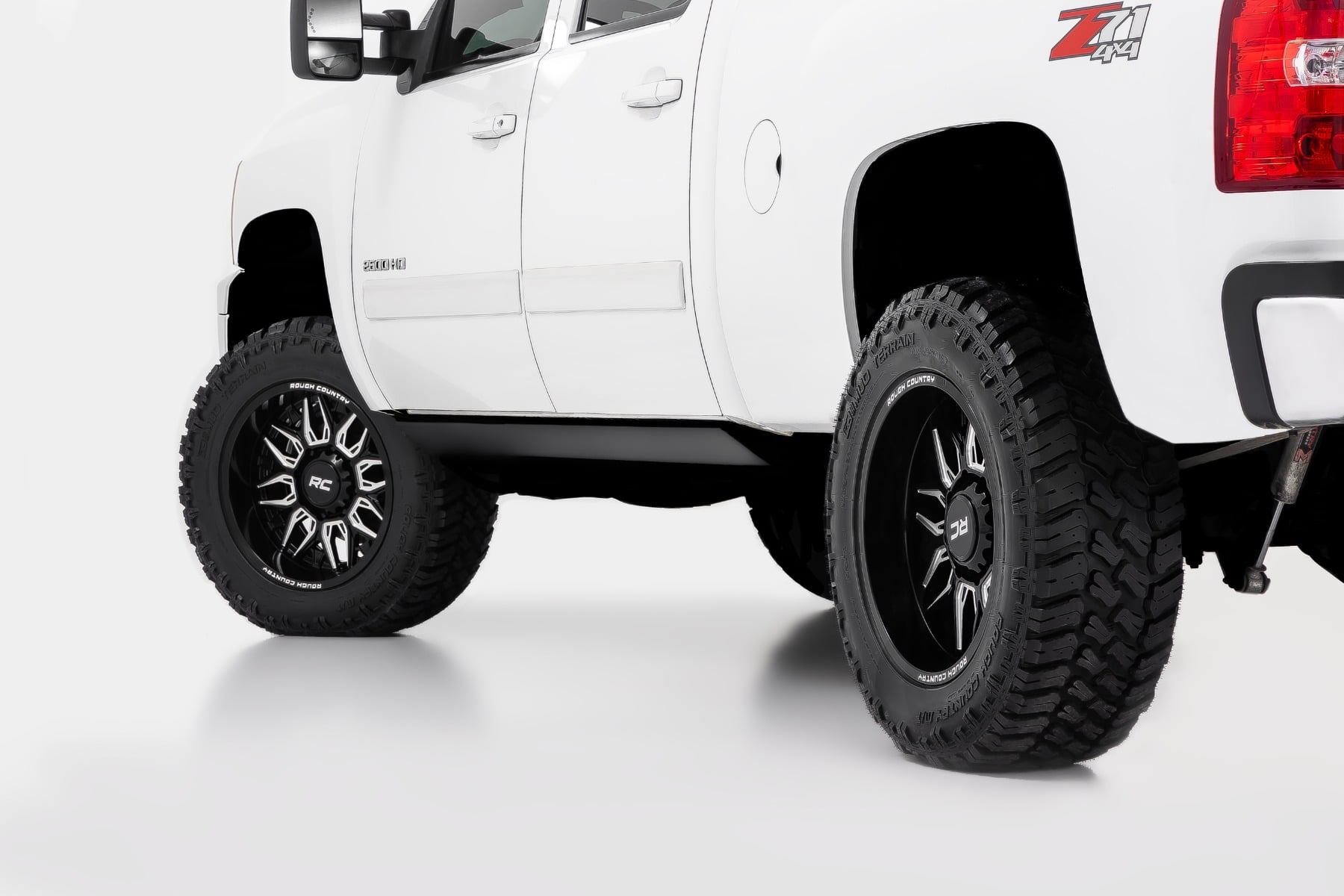 Rough Country 86 Series Wheel | One-Piece | Gloss Black | 20x10 | 8x180 | -19mm