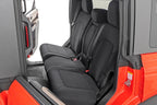 Seat Covers | Bucket Seats |W/Fold Down RR Armrest |FR & RR | 4DR | Ford Bronco (21-26)
