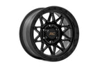 Rough Country 78 Series Wheel | Simulated Beadlock | Black | 18x9 | 5x5 | 0mm