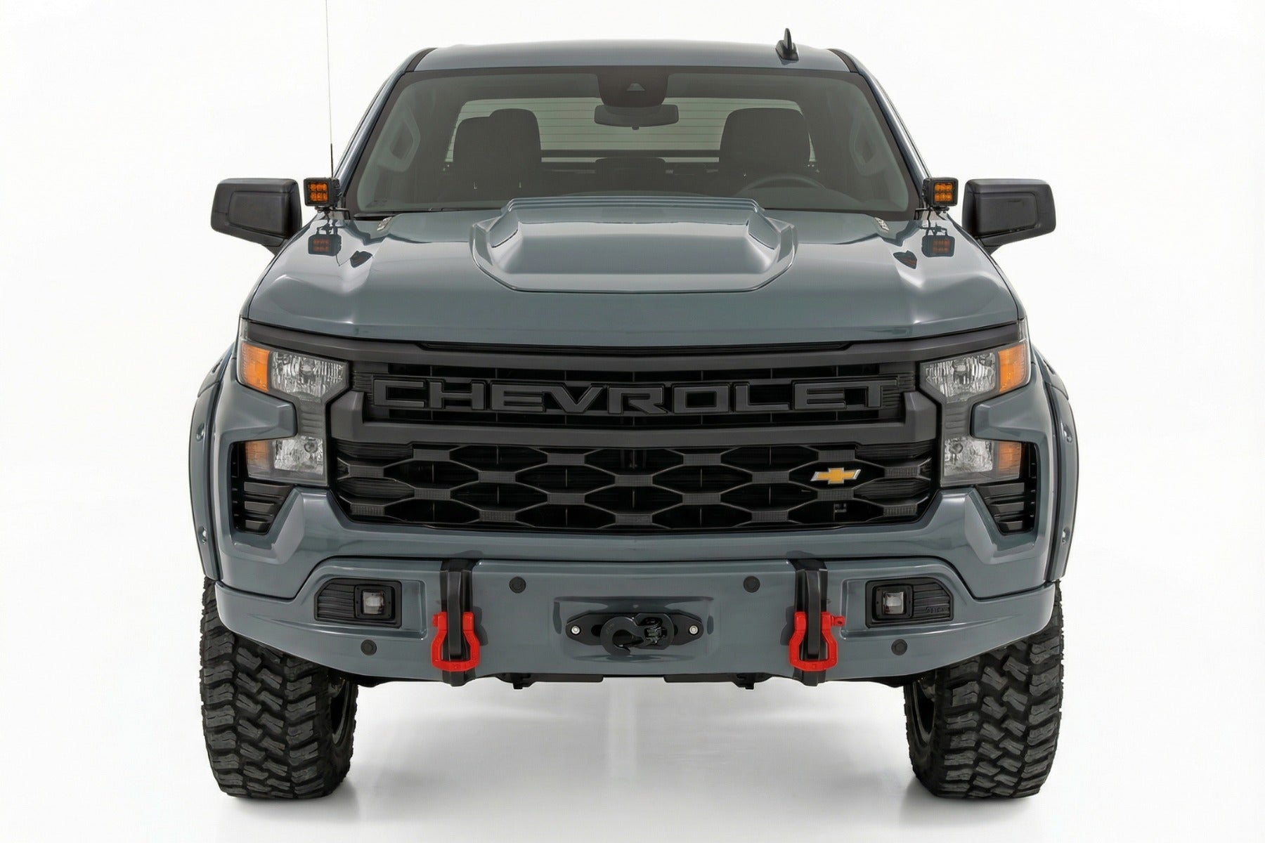 Front FXS Bumper | 12000S | GBD Cypress Gray | Chevy Silverado 1500 (23-26)
