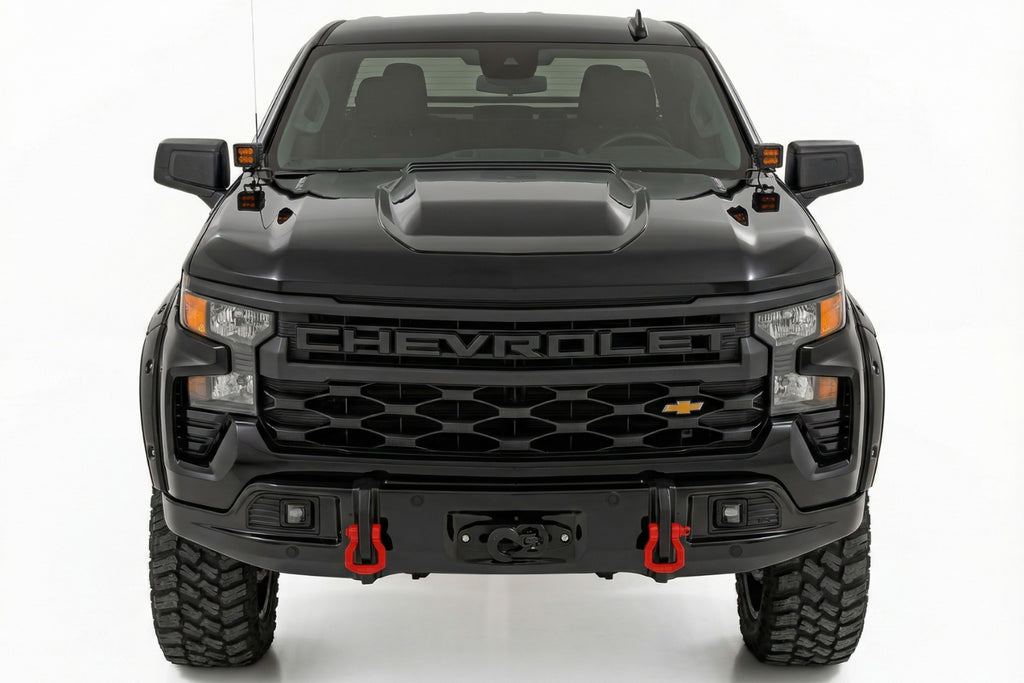 Front FXS Bumper | 12000S | GB8 Mosaic Black | Chevy Silverado 1500 (23-26)