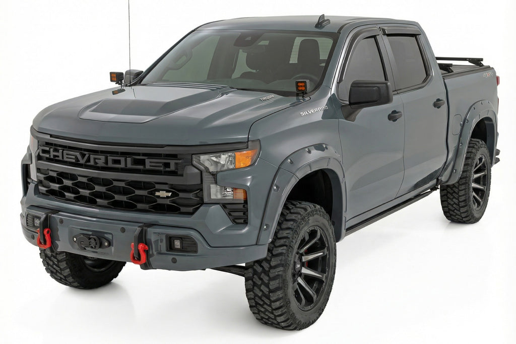 Front FXS Bumper | 12000S | GBD Cypress Gray | Chevy Silverado 1500 (23-26)