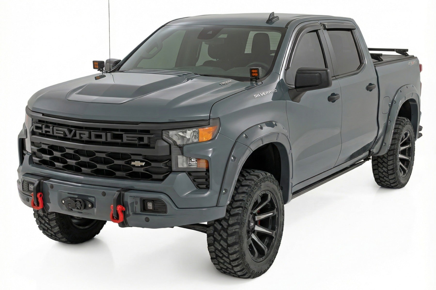 Front FXS Bumper | 12000S | GBD Cypress Gray | Chevy Silverado 1500 (23-26)