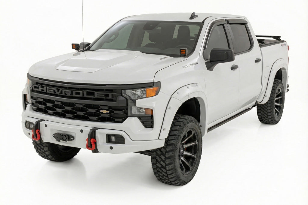 Front FXS Bumper | 12000S | GAZ Summit White | Chevy Silverado 1500 (23-26)