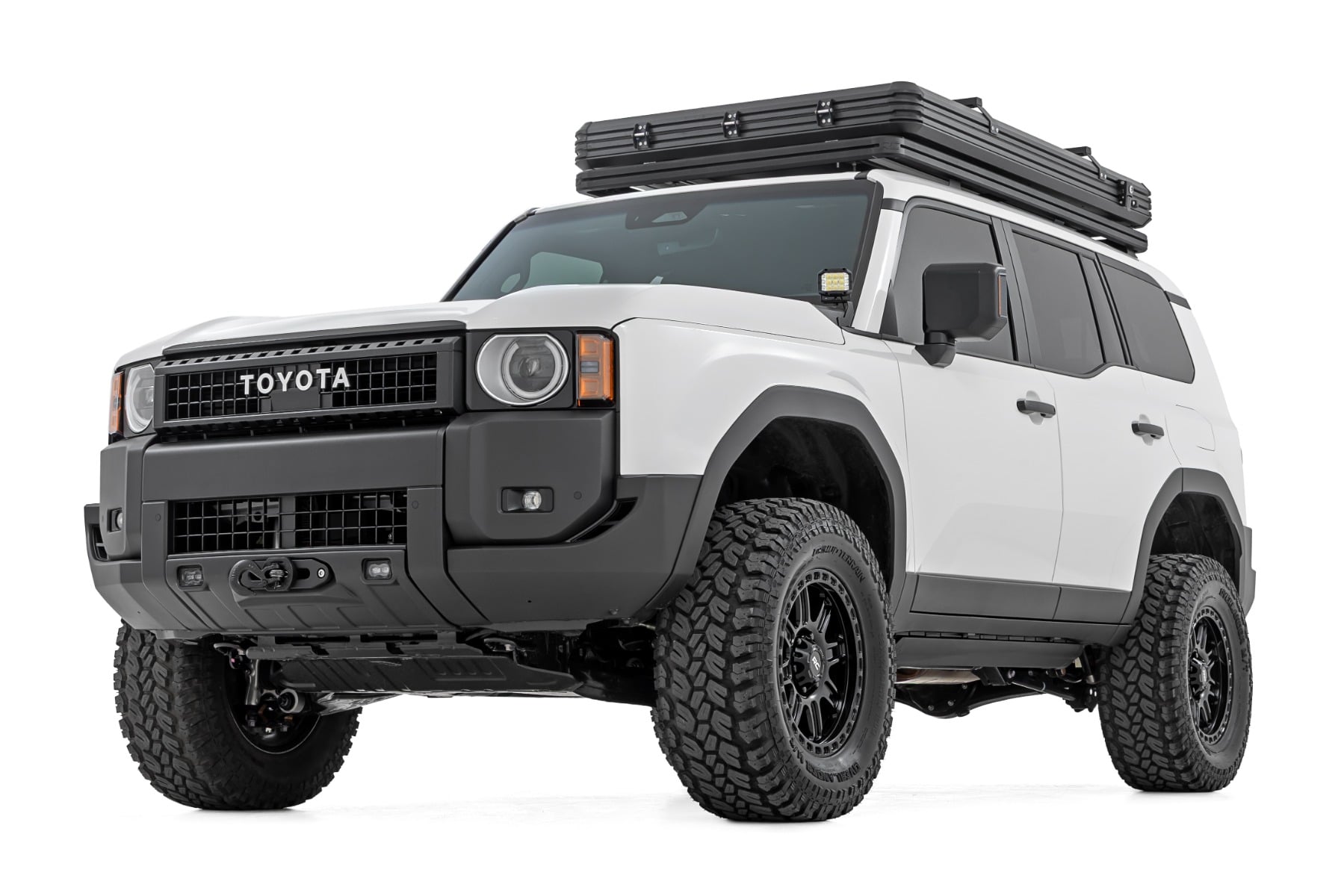 FXS Hidden Winch Mount | White SAE | PRO9500S | Toyota Land Cruiser (24-26)