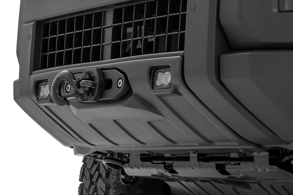 FXS Hidden Winch Mount | White SAE | Fog | Toyota Land Cruiser 4WD (24-26)