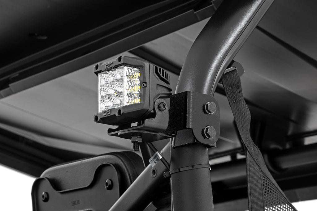 LED Light Kit | Rear Mount | 3" Chrome Pair | Wide Angle | Segway 570 F
