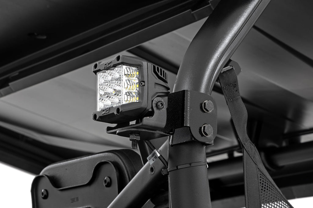 LED Light Kit | Rear Mount | 2" Black Pair | Amber DRL | Segway 570 F