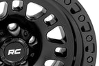 Rough Country 82 Series Wheel | One-Piece | Semi Gloss Black | 18x9 | 5x5 | 0mm
