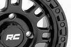Rough Country 82 Series Wheel | UTV | Semi Gloss Black | 15x7 | 4x156 | +10mm