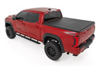 Soft Tri-Fold Bed Cover | 5'7" Bed | with and w/o OE Rail | Toyota Tundra (22-26)