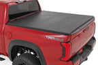 Soft Tri-Fold Bed Cover | 5'7" Bed | with and w/o OE Rail | Toyota Tundra (22-26)
