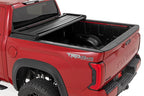 Soft Tri-Fold Bed Cover | 5'7" Bed | with and w/o OE Rail | Toyota Tundra (22-26)