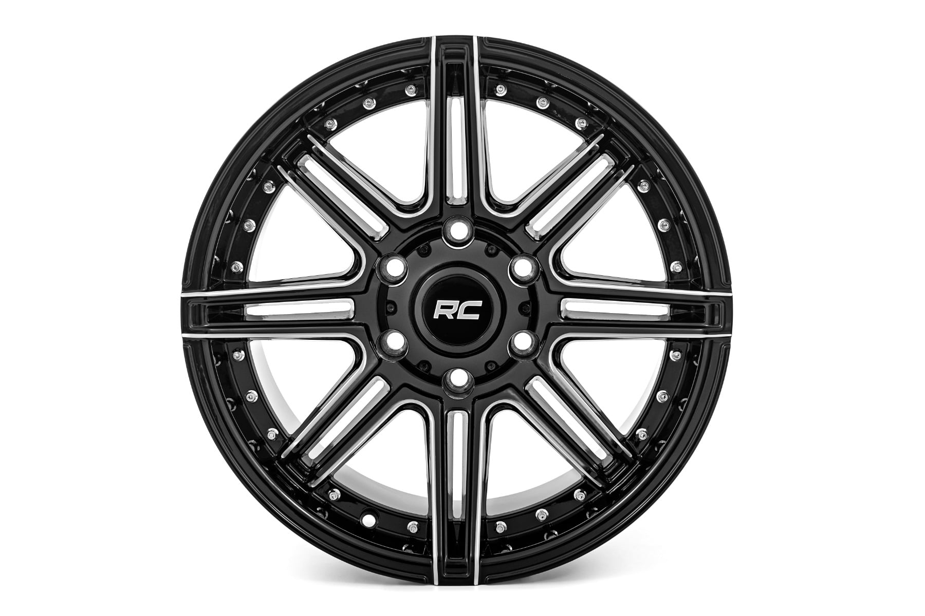 Rough Country 88 Series Wheel | One-Piece | Gloss Black | 17x9 | 6x5.5 | +0mm
